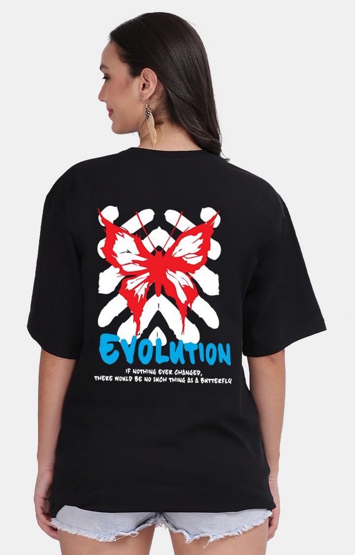 Mad Over Print | Evolution Oversized Women's T-shirt