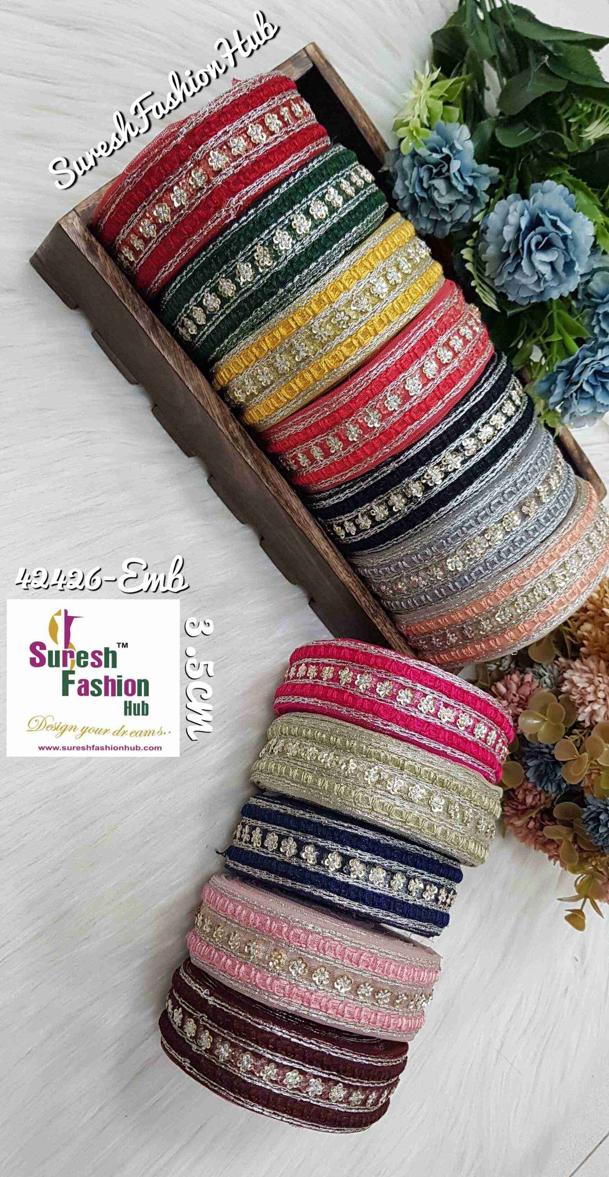 Indian Laces Embellishments Embroidery Saree Border  Wholesale Silk Crafting Sewing Decorative Designer Ribbons #bohobagmaking #fedorahats  #minne  #lndianlaces  #Sareeborder #アニー都城  #pasamanerías #pasamaneriasbordadas #Embellishments #可愛いマスク  #Embroiderytrimmings #アクセサリーパーツ #インドレース #homedecorating #galonesimportados #