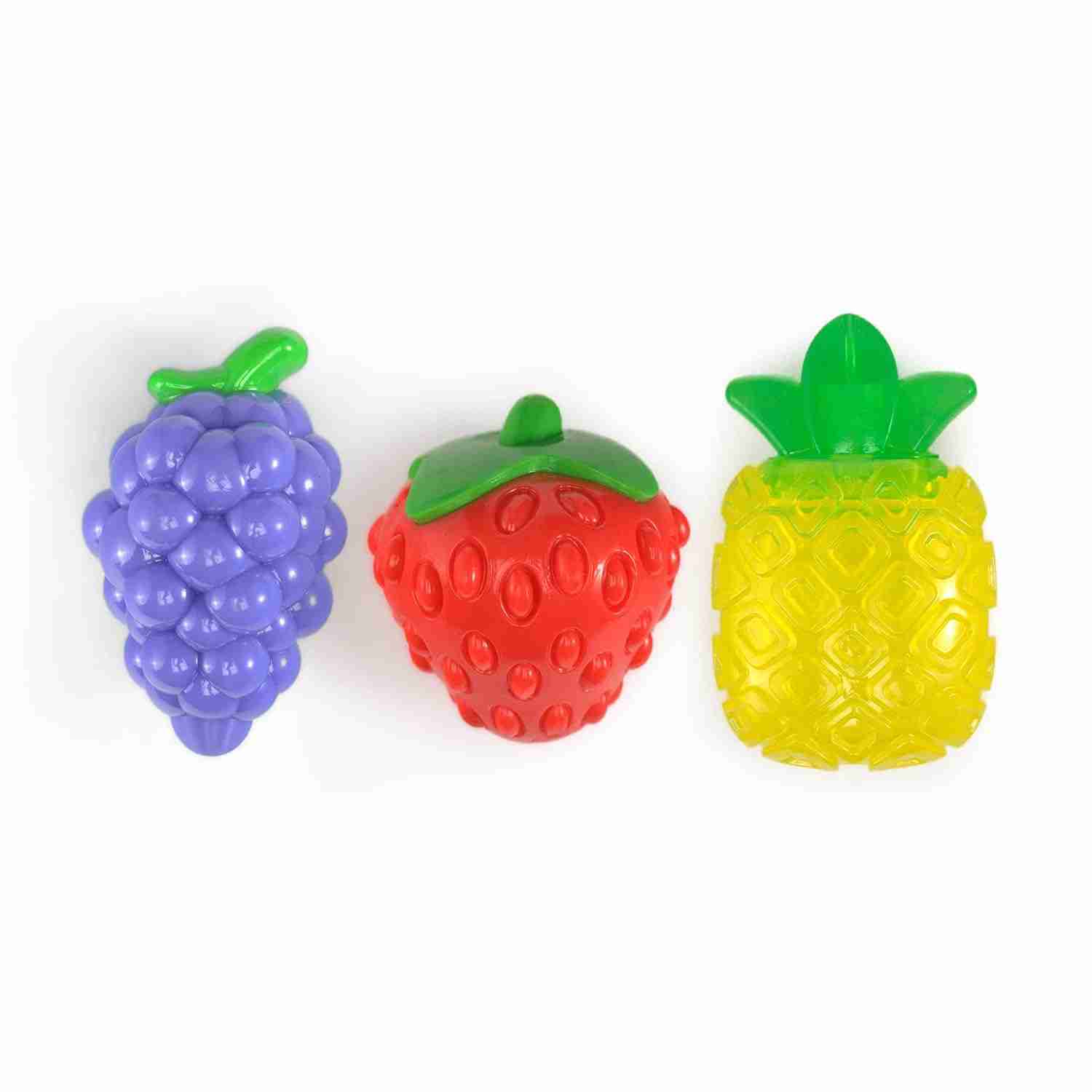 Barkbutler Fofos Puppy Fruity-Bites Squeaky Crazy Grape Toy for Dogs, (11.4x7 cm)