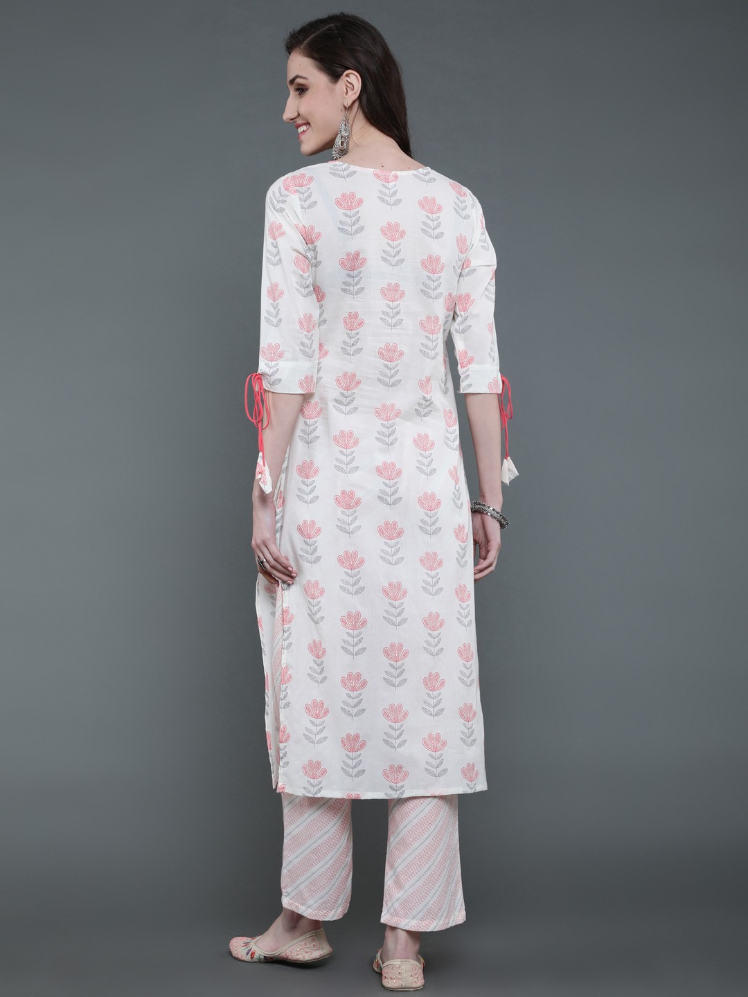 Offwhite Printed Kurta Set