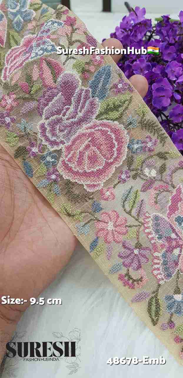 Butterfly Forest Cross Stitch Embroidery Lace – Color No. 3 – 48678-Emb