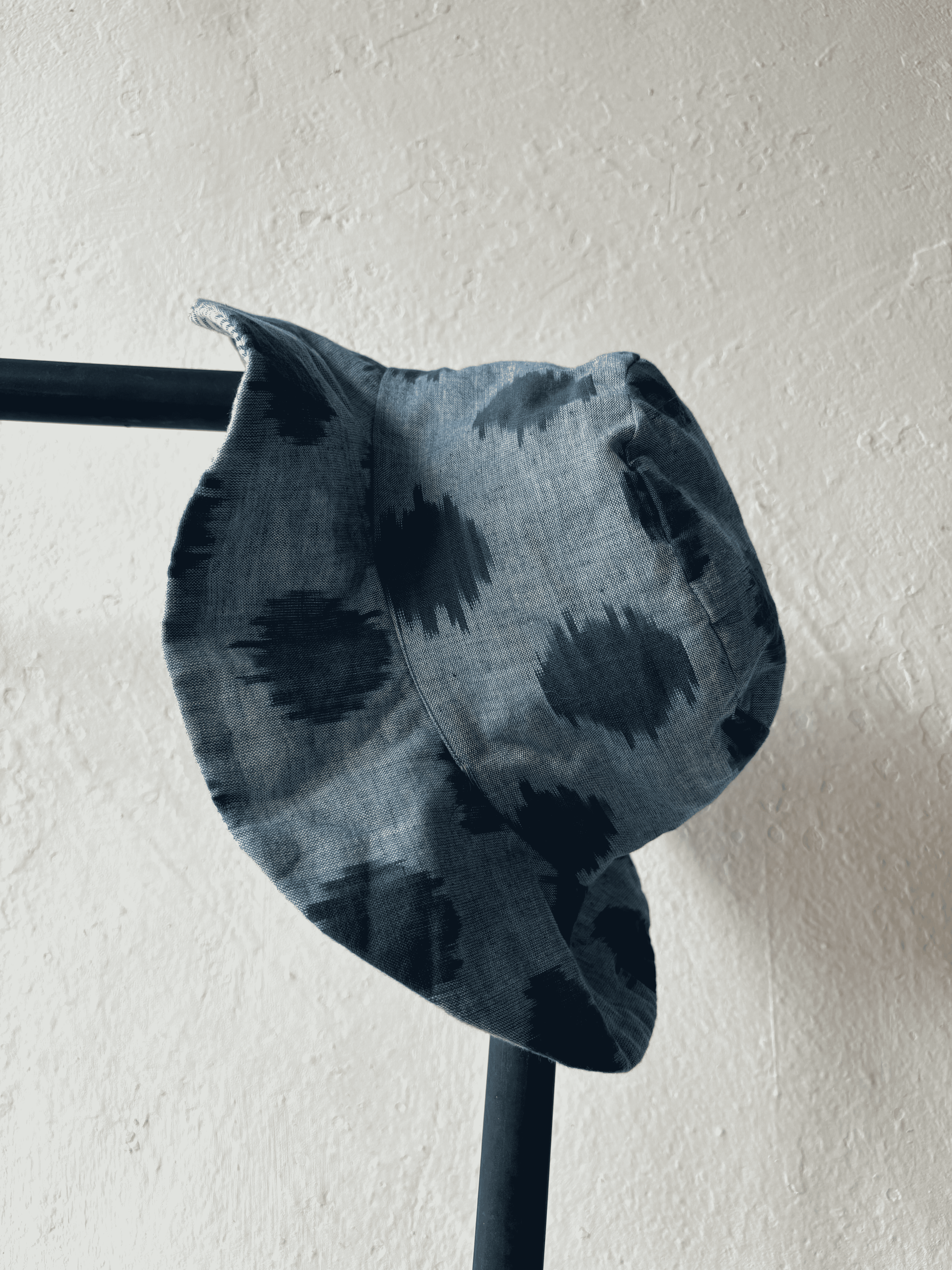 Cotton Polka Ikat Reversible Hat