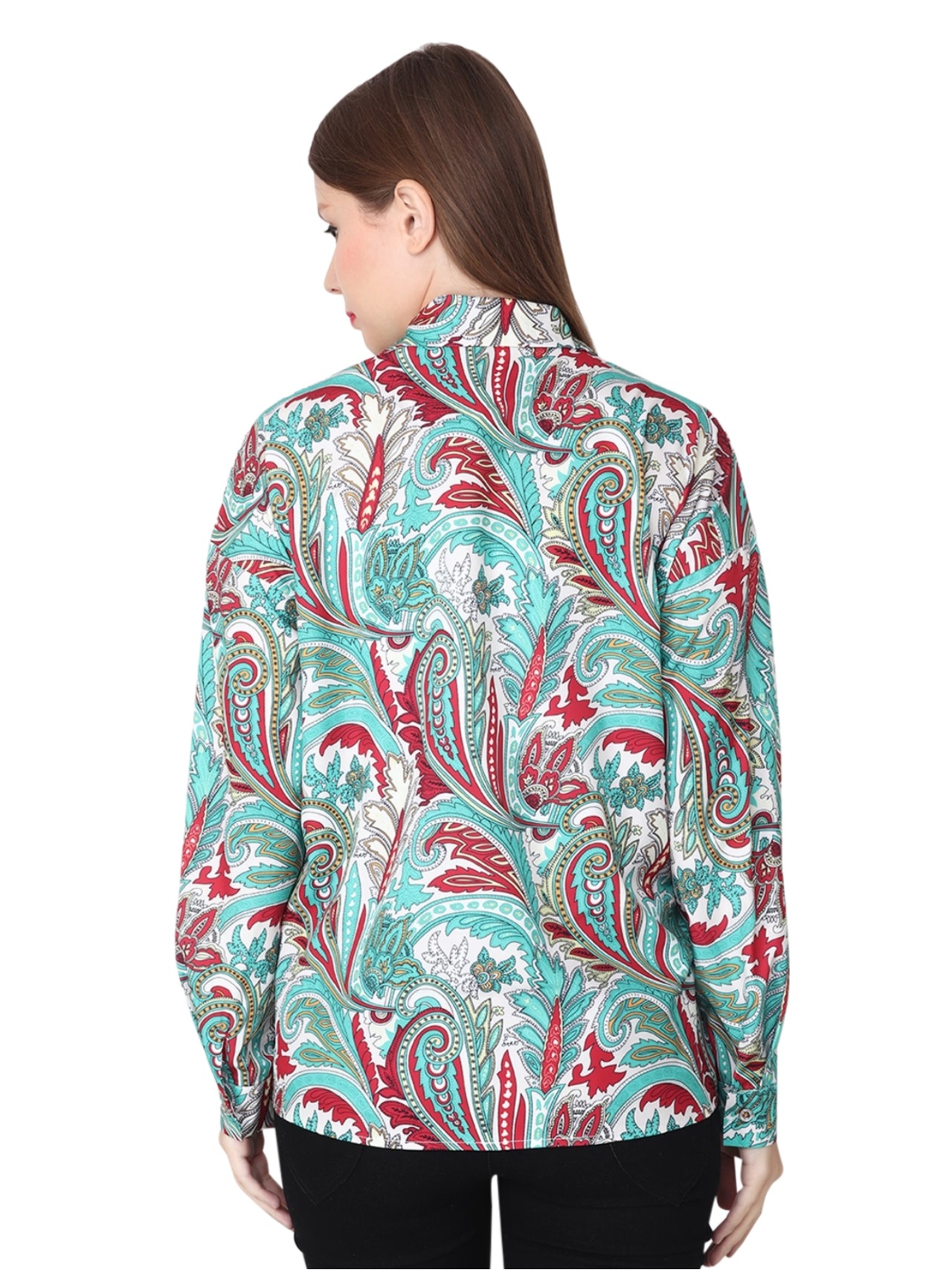 Albion Women Printed Fullsleeve Shirts