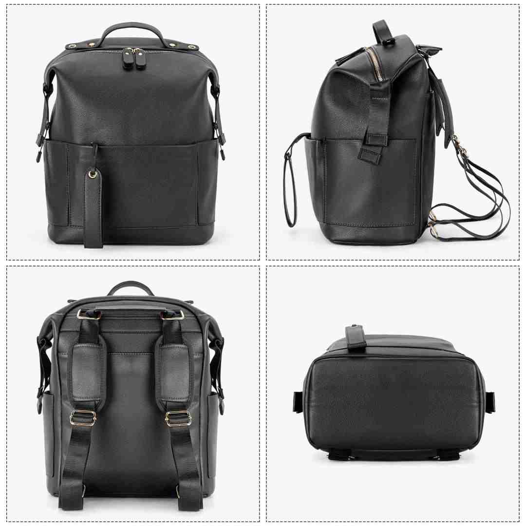 Noir Luxe Diaper Bag