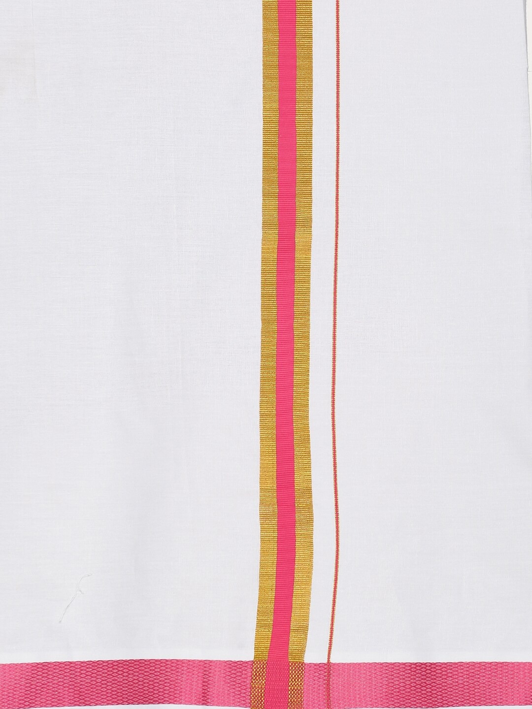 Ramraj Cotton | RAMRAJ COTTON Men Pink  White Solid Shirt  Dhoti Set 2
