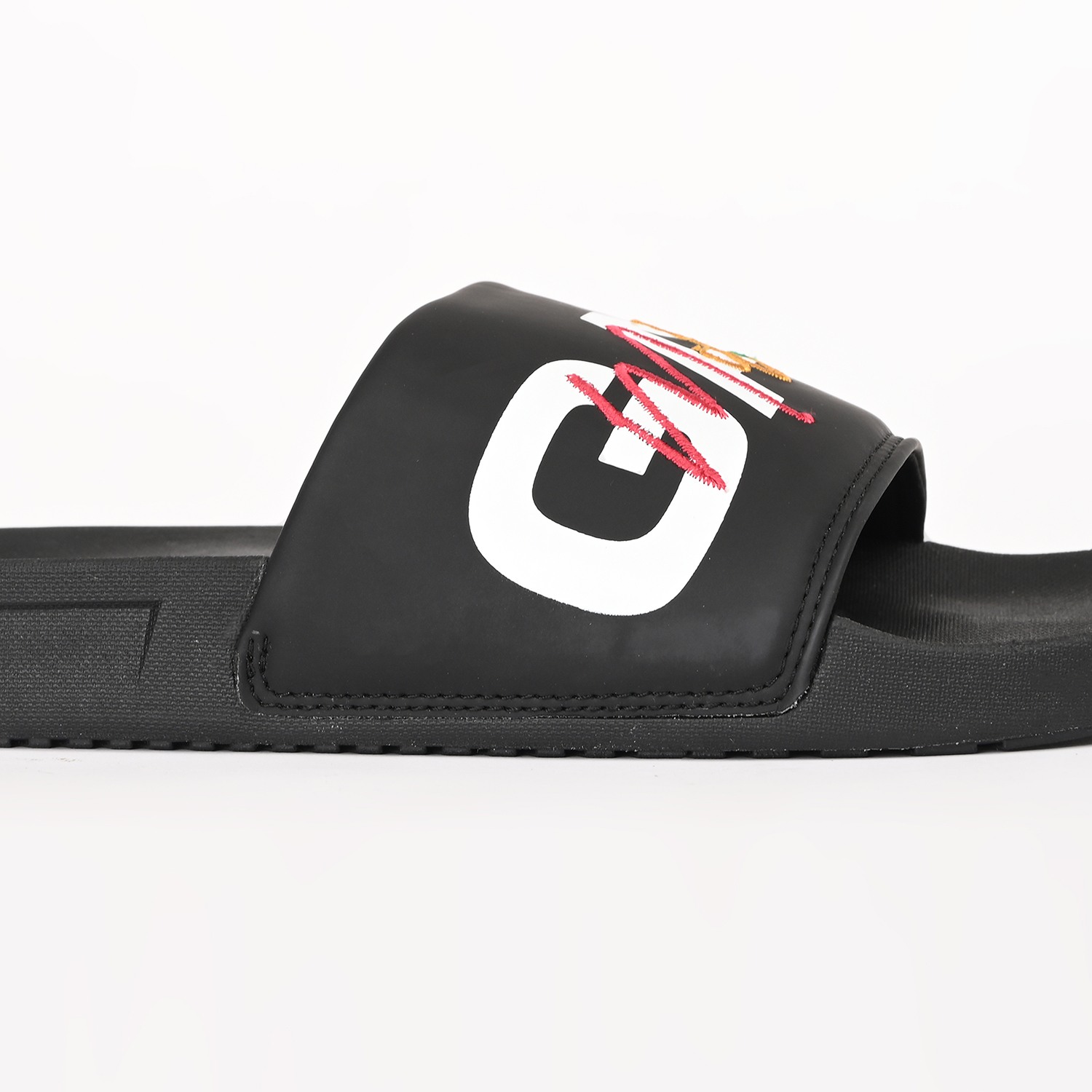 GAS | Men's LuxeEdge Black Slides|1
