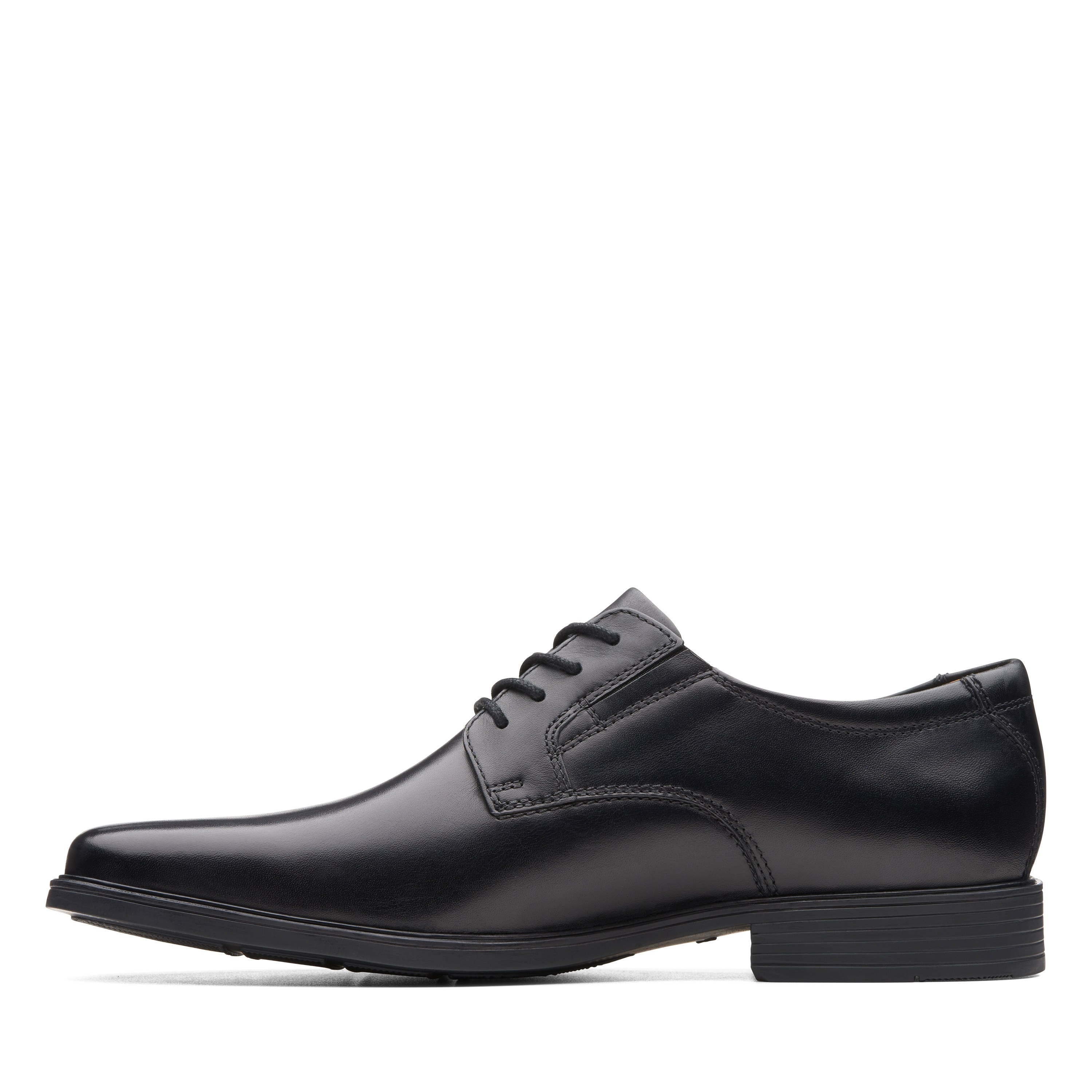 Men's Black Leather Formal Lace-ups