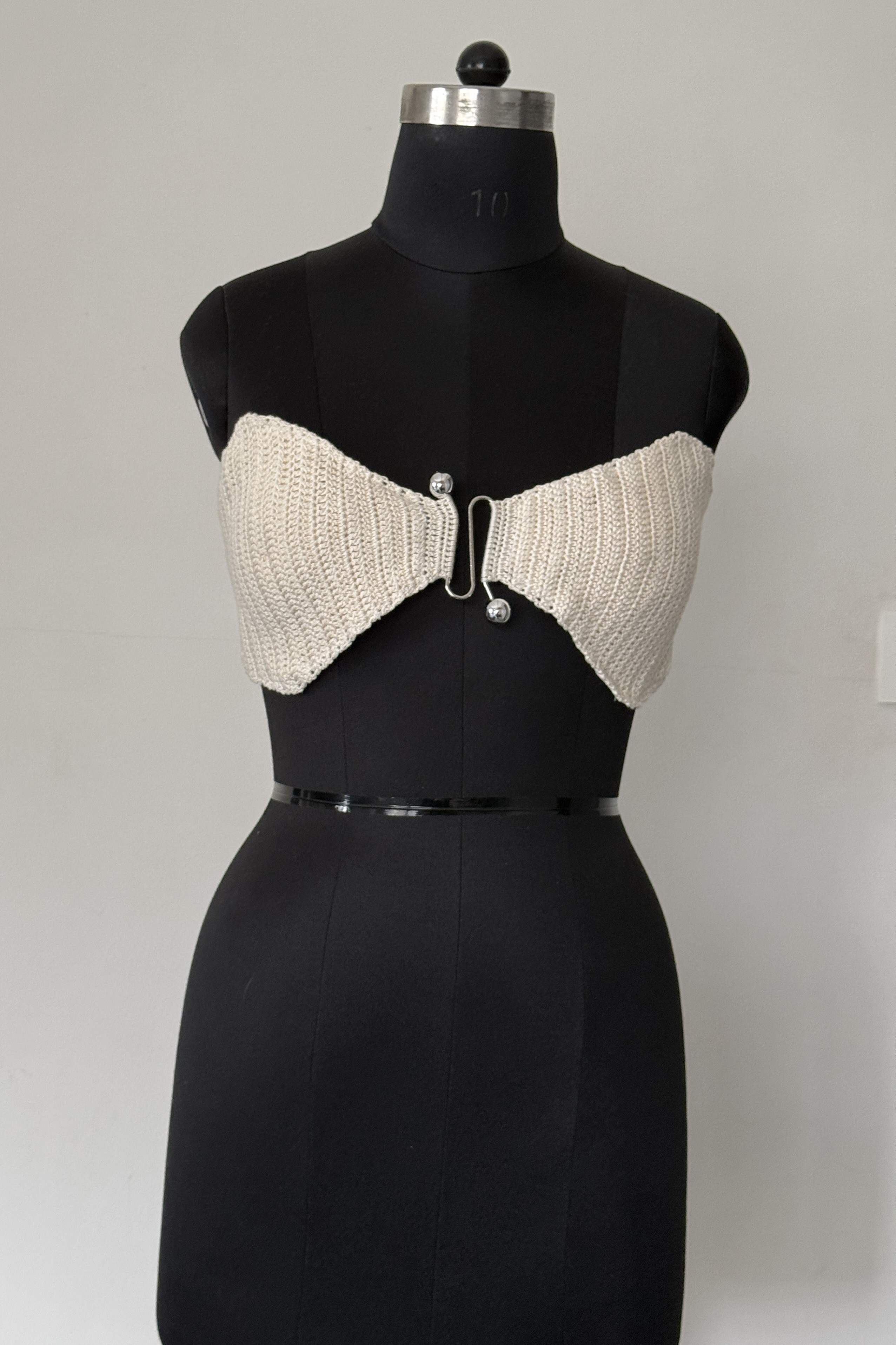 Coastal Breeze Crochet Bikini Top