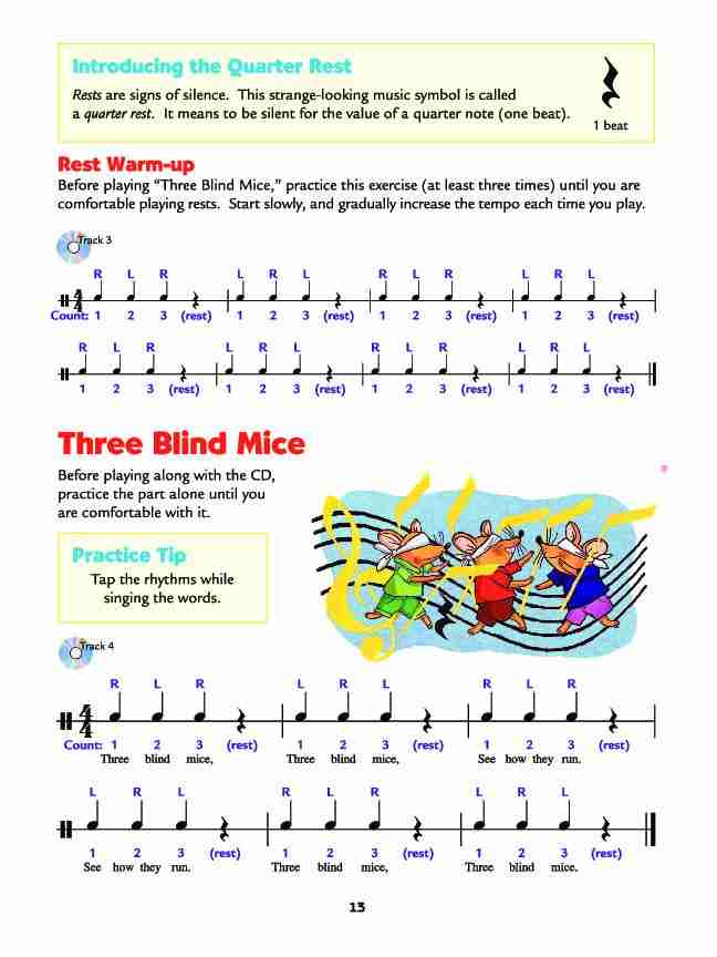 Hal Leonard Drums for Kids Beginner Drum Method Book with Online Audio 3