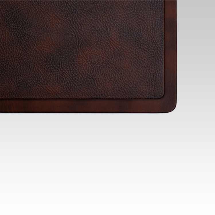 22x16 Inches Rigid Desk Blotter | Classic | Brown