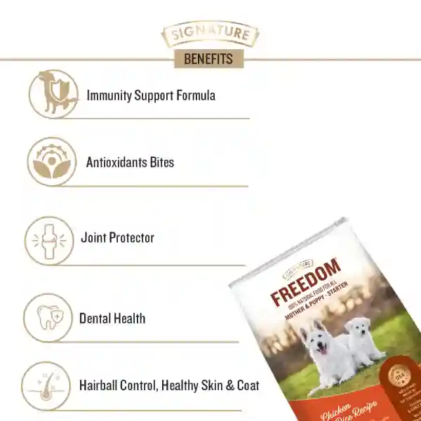 Freedom Chicken & Rice Starter (Mother & Puppy) Dog Dry Food