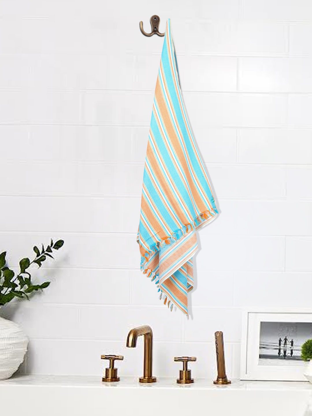 Ramraj Cotton Pure Cotton Bath Towel Pack Of 5