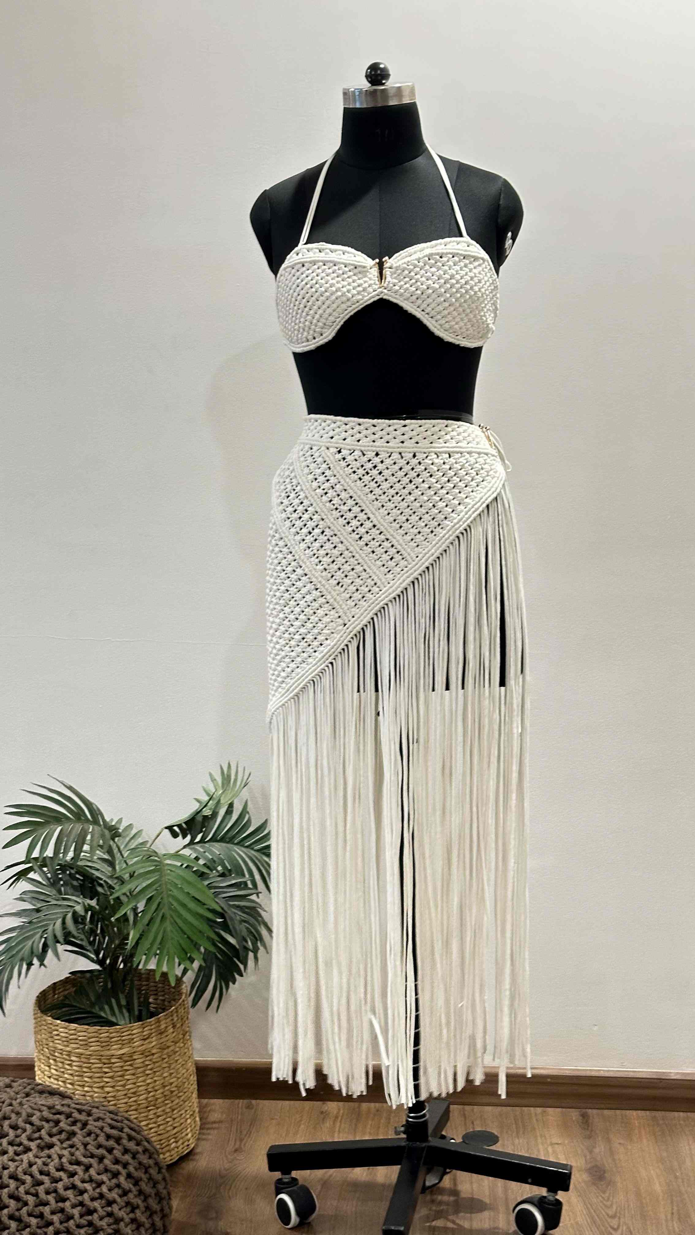 Beach Babe Macrame Skirt