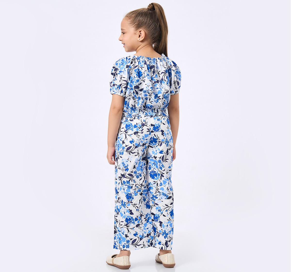 Ed-A-Mamma Kids Girls Set Blue & White