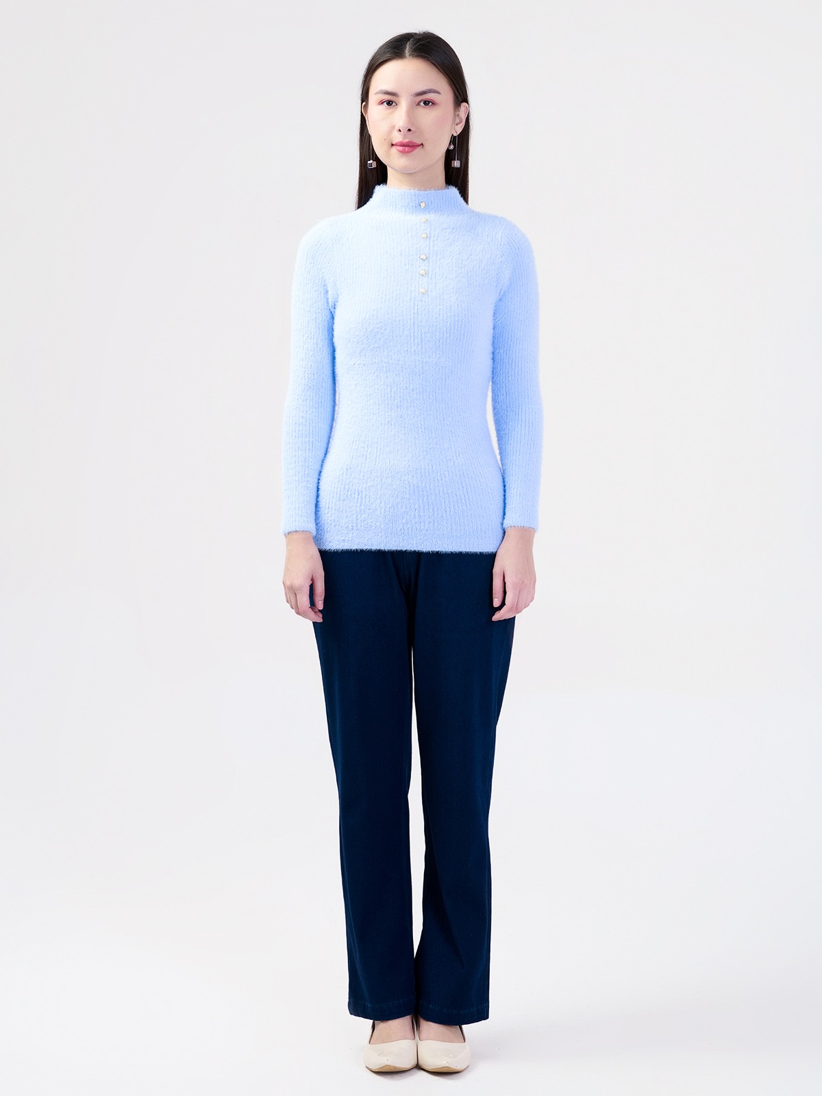 ALBION LADIES SKY TOP (WOOLEN)