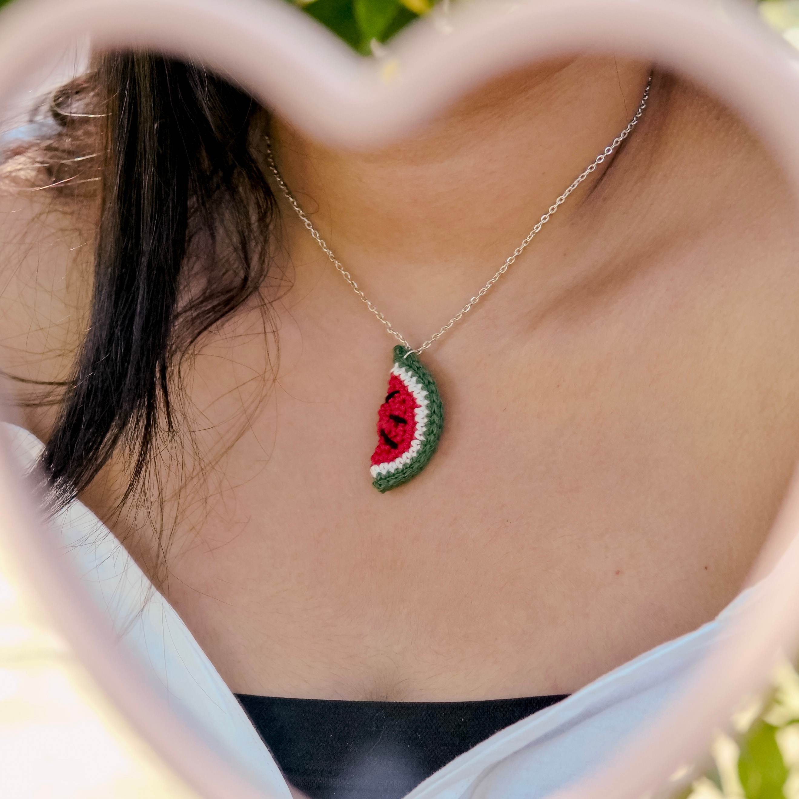 Summer Vibes: Watermelon Pendant by AHG. A slice of summer style!