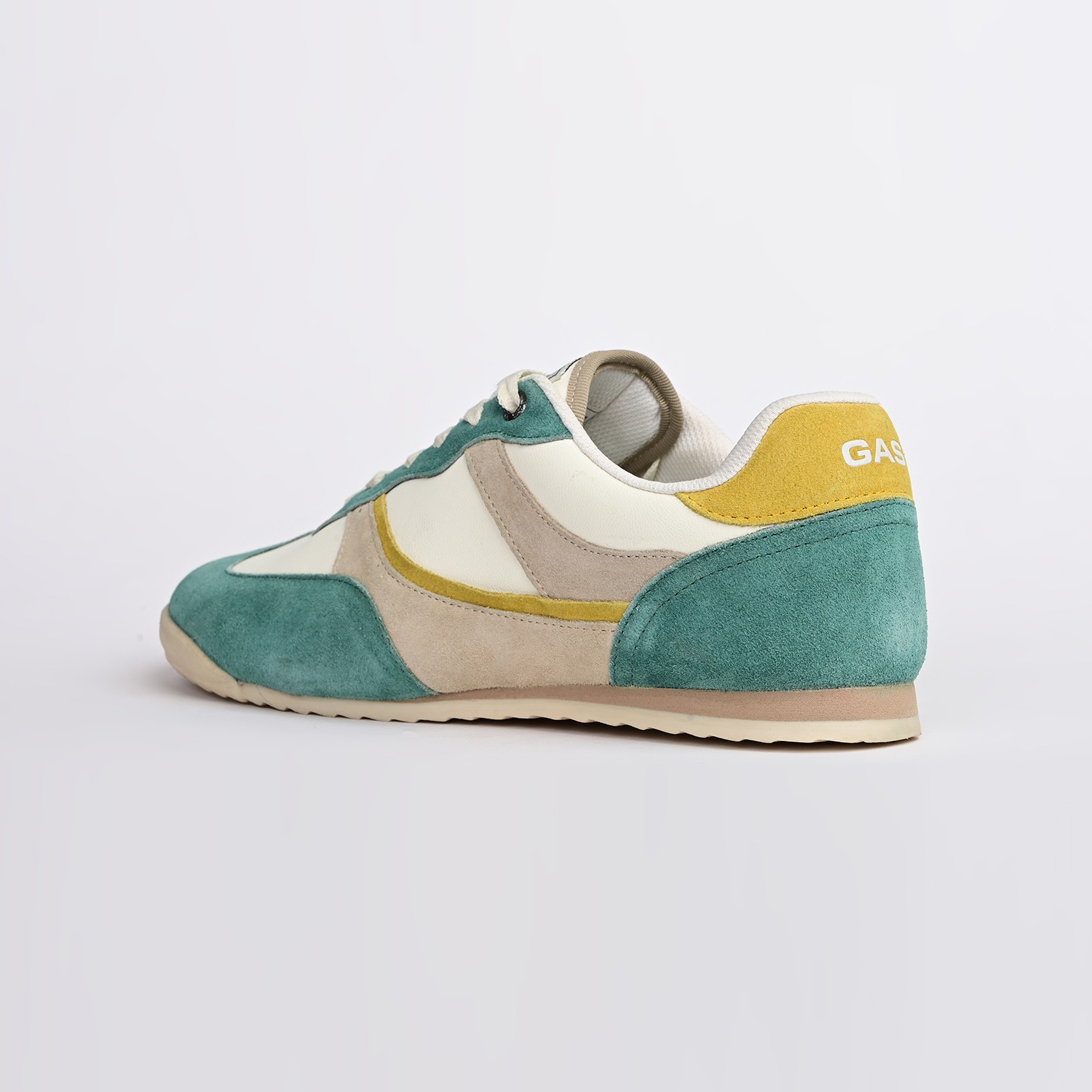 GAS | Men's HyperTrack Green White Sneakers|5