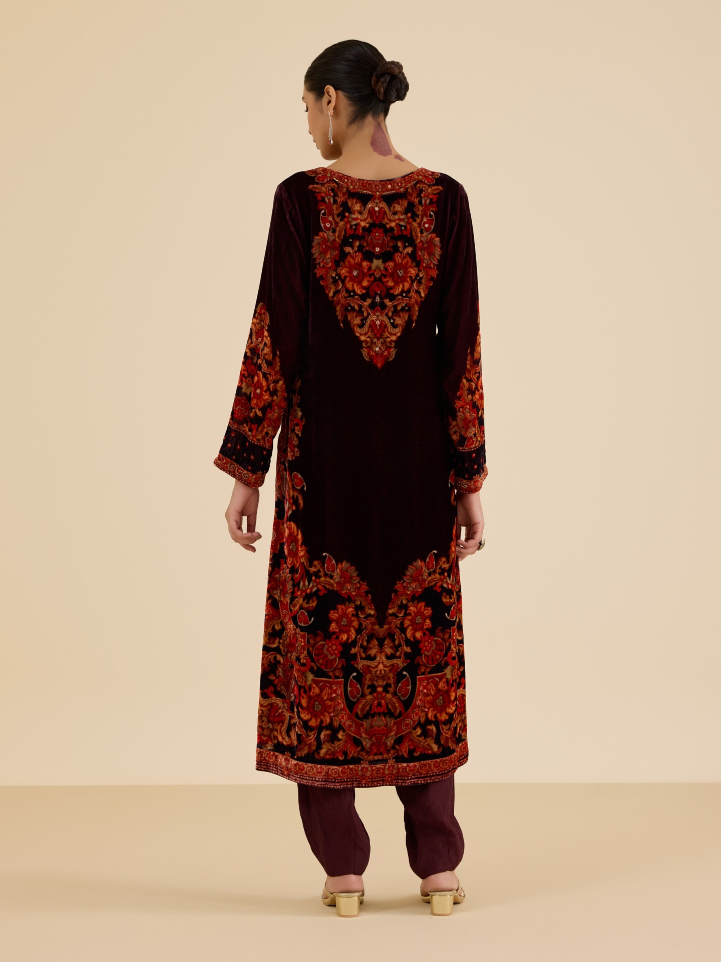 Wine Eve Suit Set