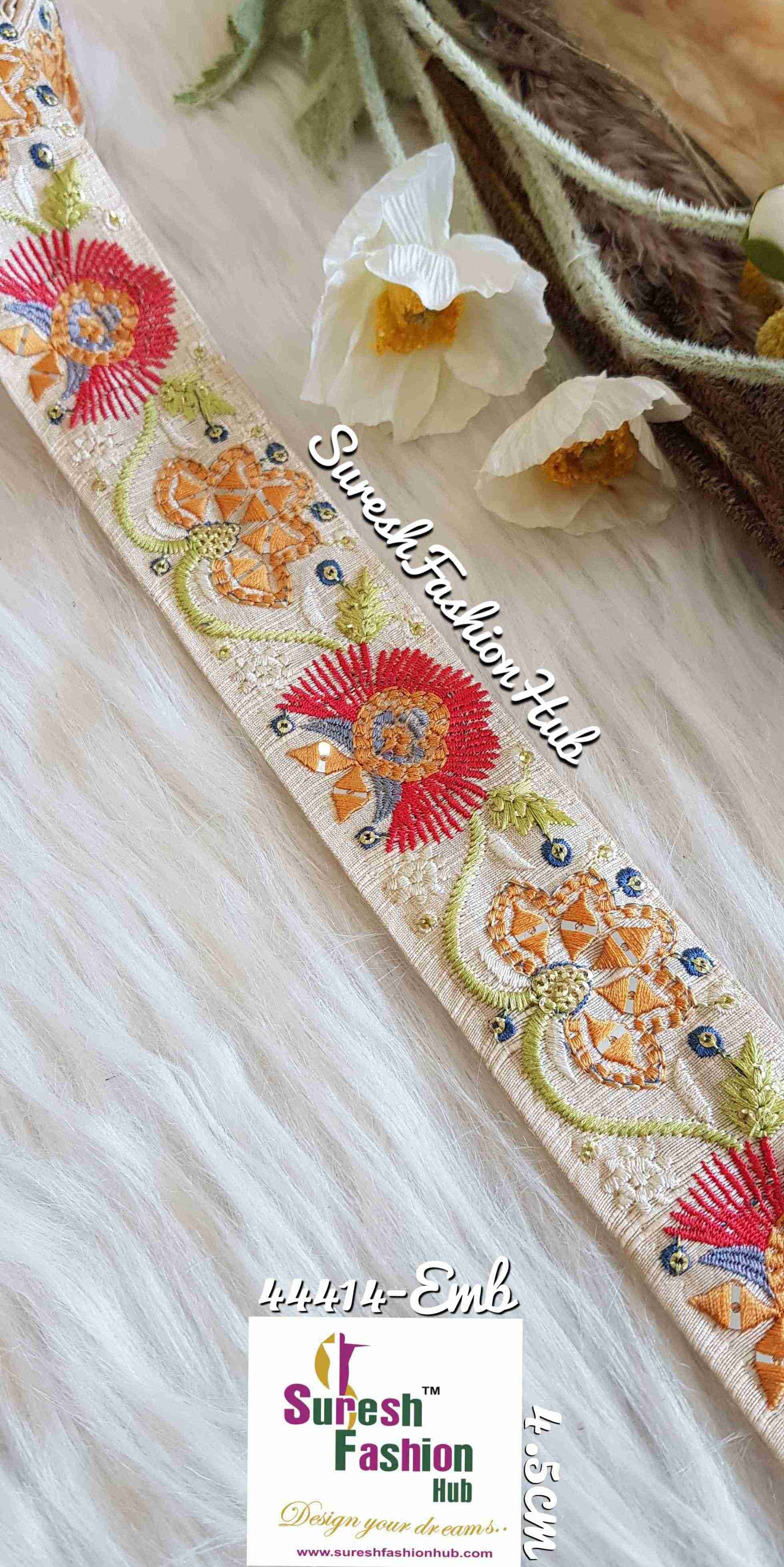 Indian Laces Embellishments Embroidery Saree Border Wholesale Silk Crafting Sewing Decorative Designer Ribbons #Blackborder  #Fancylaces #Decorativetrims #Embroideredborder #Sewingtrims #テープ #minne #lndianlaces #Sareeborder #アニー都城 #pasamanerías #pasamaneriasbordadas #Embellishments #可愛いマスク #Embroiderytrimmings #アクセサリー