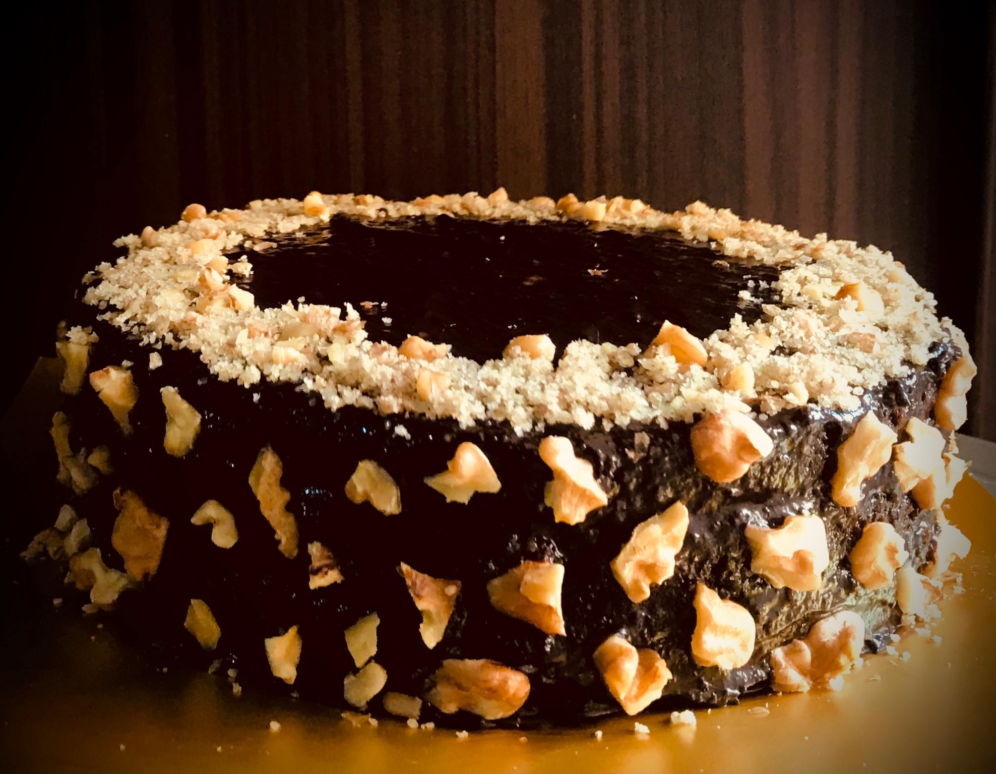 Mocha Walnut Cake