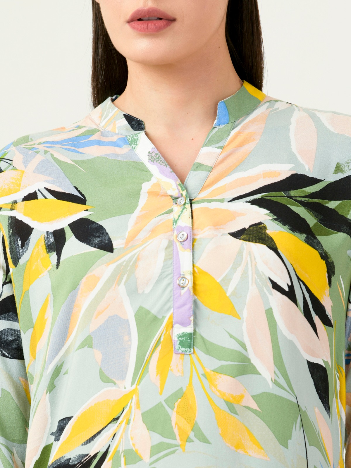 Albion Women Smart Premium Multi Blouson Top