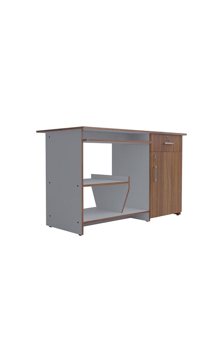Zanko Study & Computer Table and Office Desk - Dual Tone