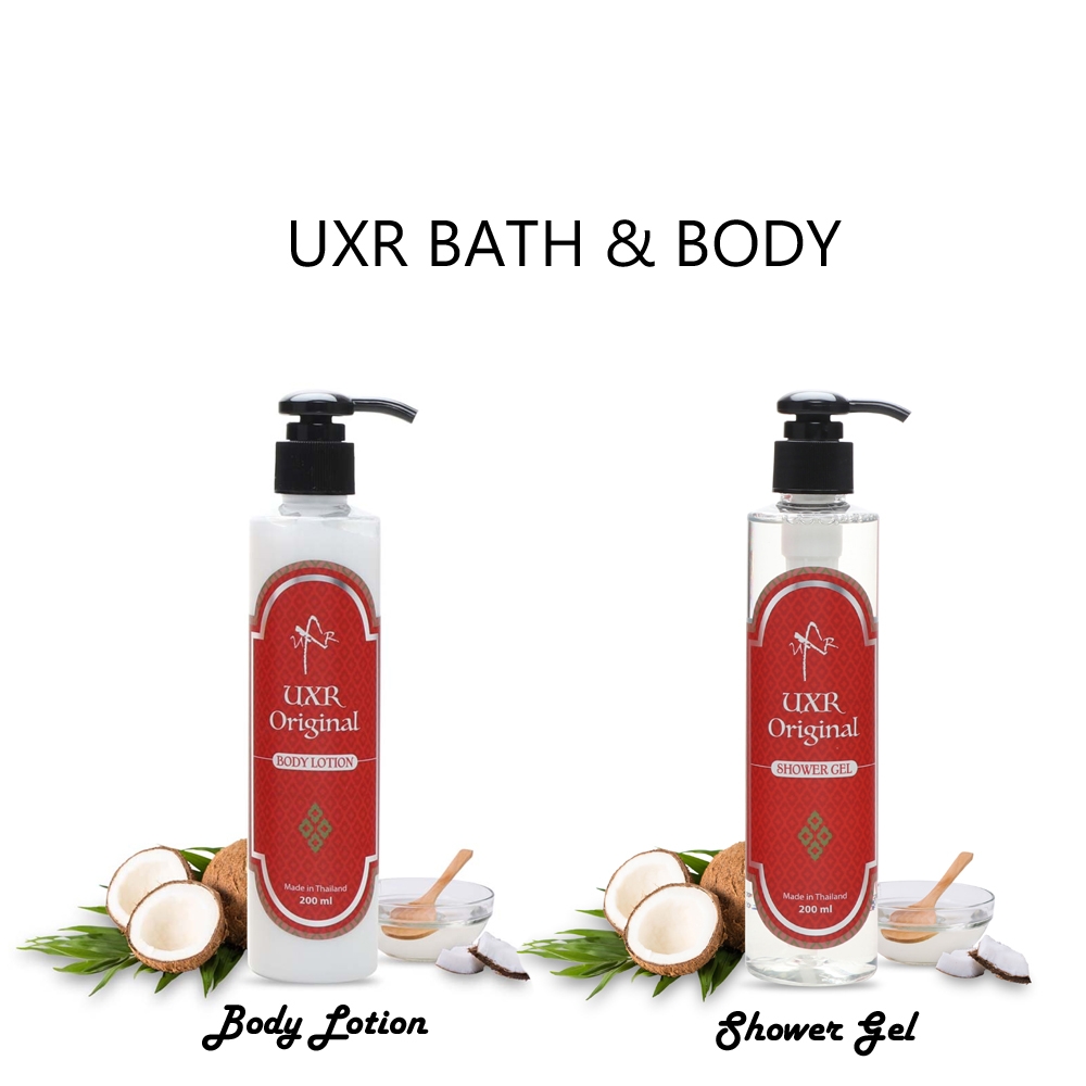 UXR | UXR Bath & Body Original Body Lotion and Shower Gel ( 200Ml x 2 ) 0