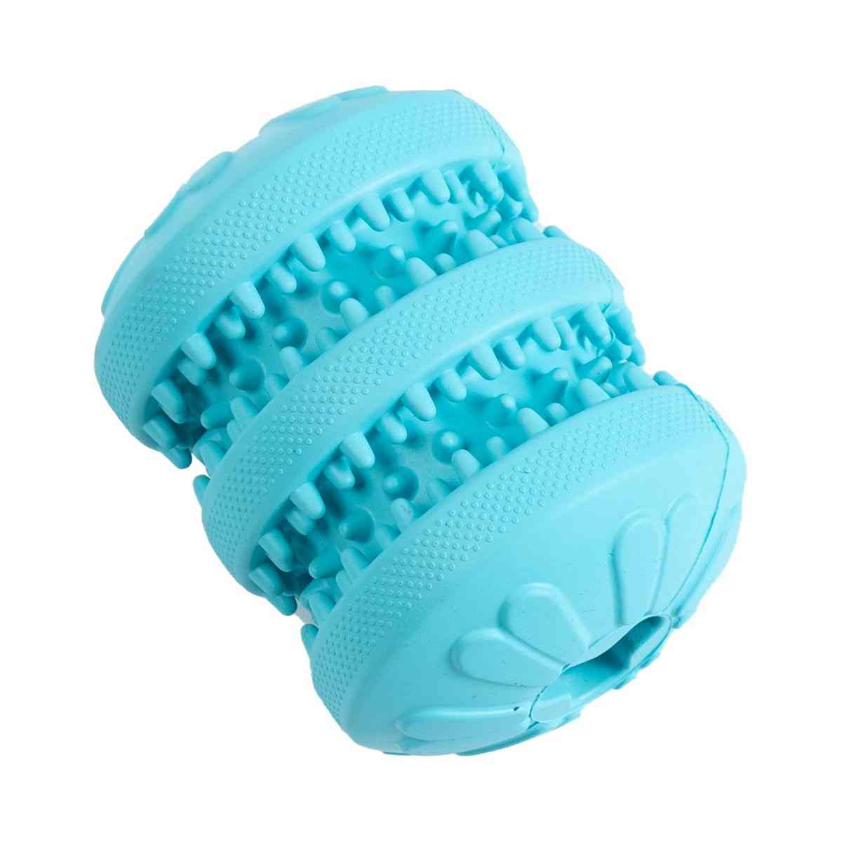Ezra Play Treat Cylinder - Blue Rubber Toy