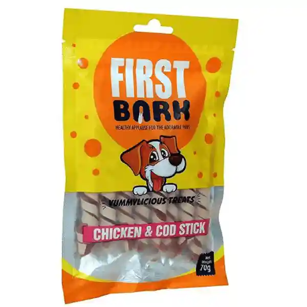 First Bark Cheese Stick Twined by Chicken 70g