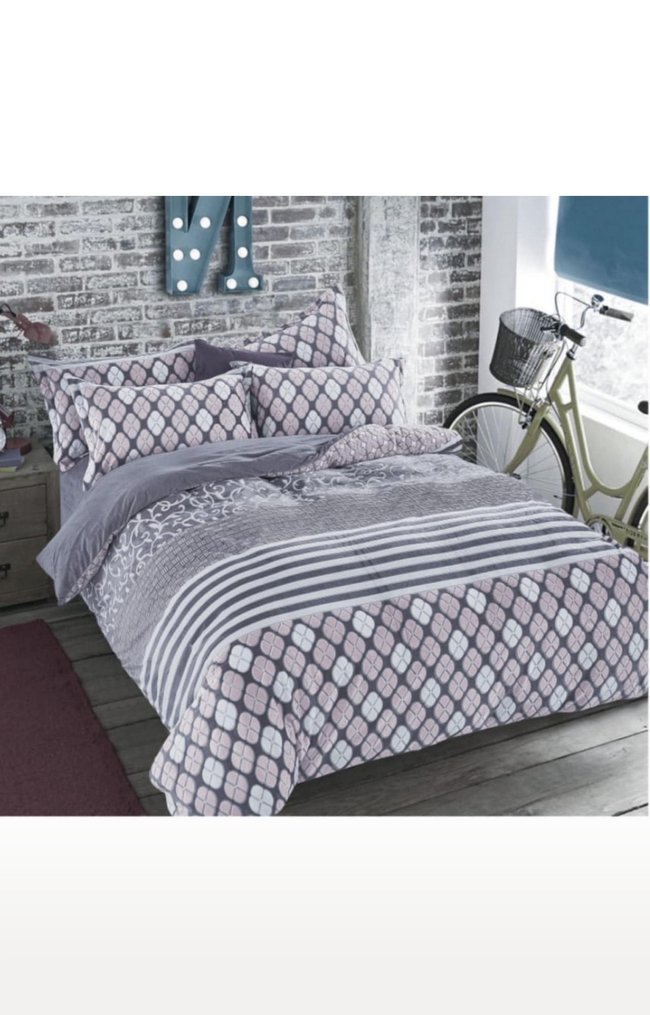 Sita Fabrics | Sita Fabrics Premium Soft Microfiber Heavy Winter 350 GSM Printed Double Bed Quilt | Multicolour | 90x108 0
