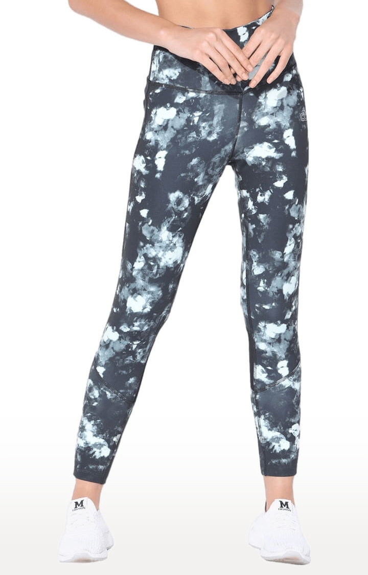 SilverTraq | Women's Grey Polyester Activewear Legging 0