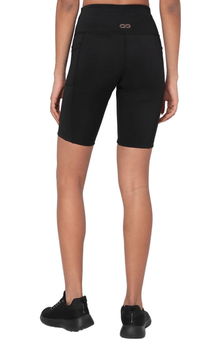 RBX Womens Activewear Jogging Shorts w/ Attached Biker Sz L BLACK NWT