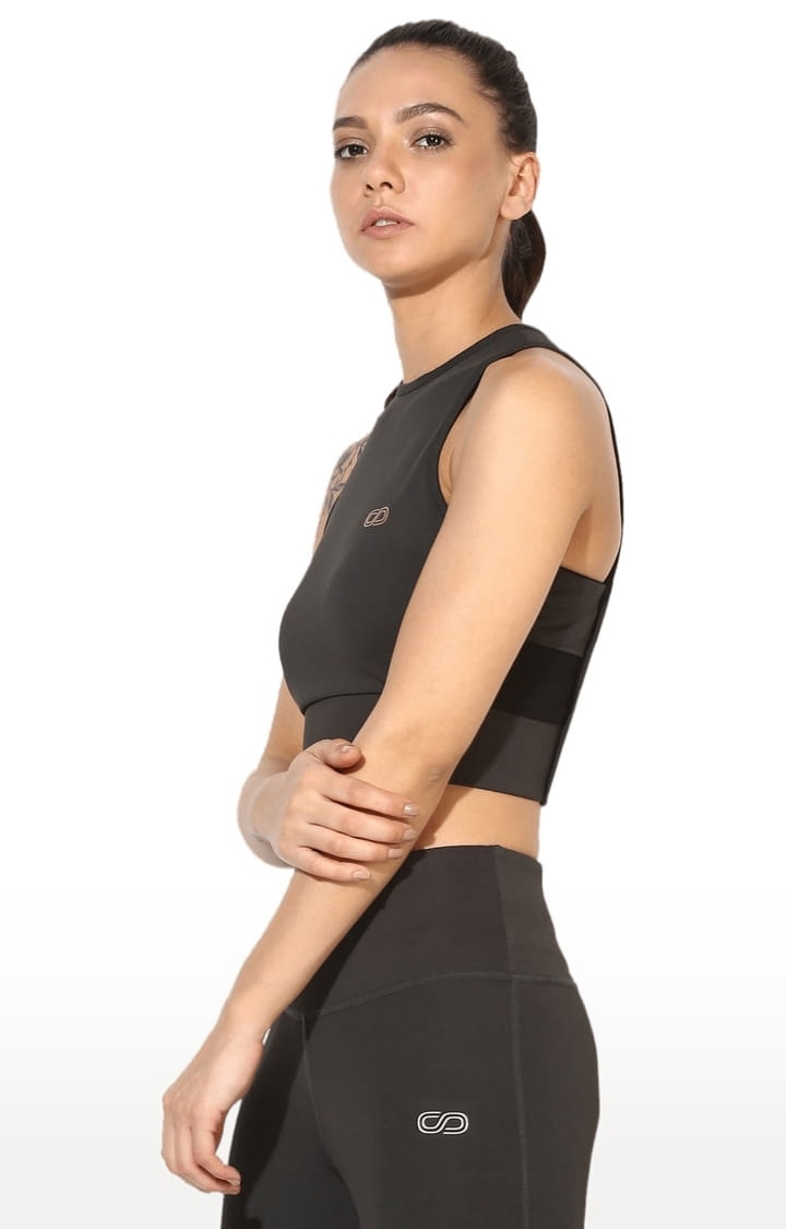 SilverTraq | Women's Padded Moto Activewear Tank Top 2