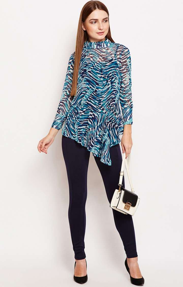 Sea Wave Abstract Assymetrk Top