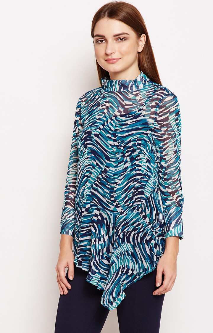 Sea Wave Abstract Assymetrk Top