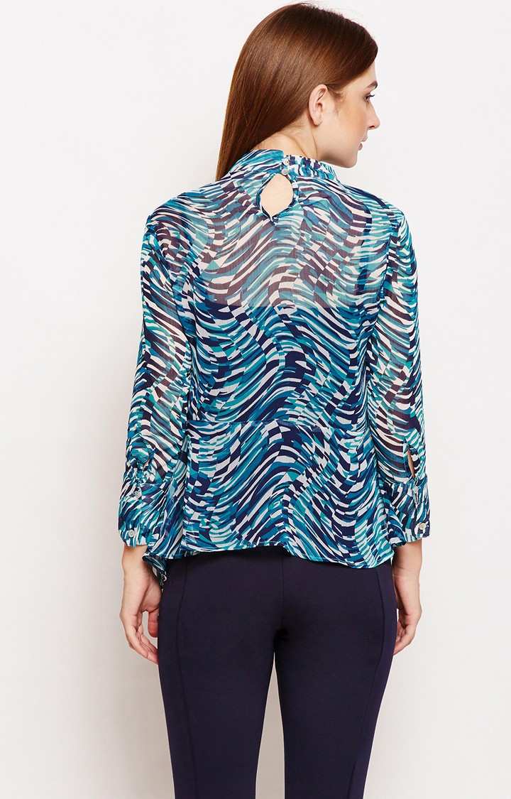 Sea Wave Abstract Assymetrk Top