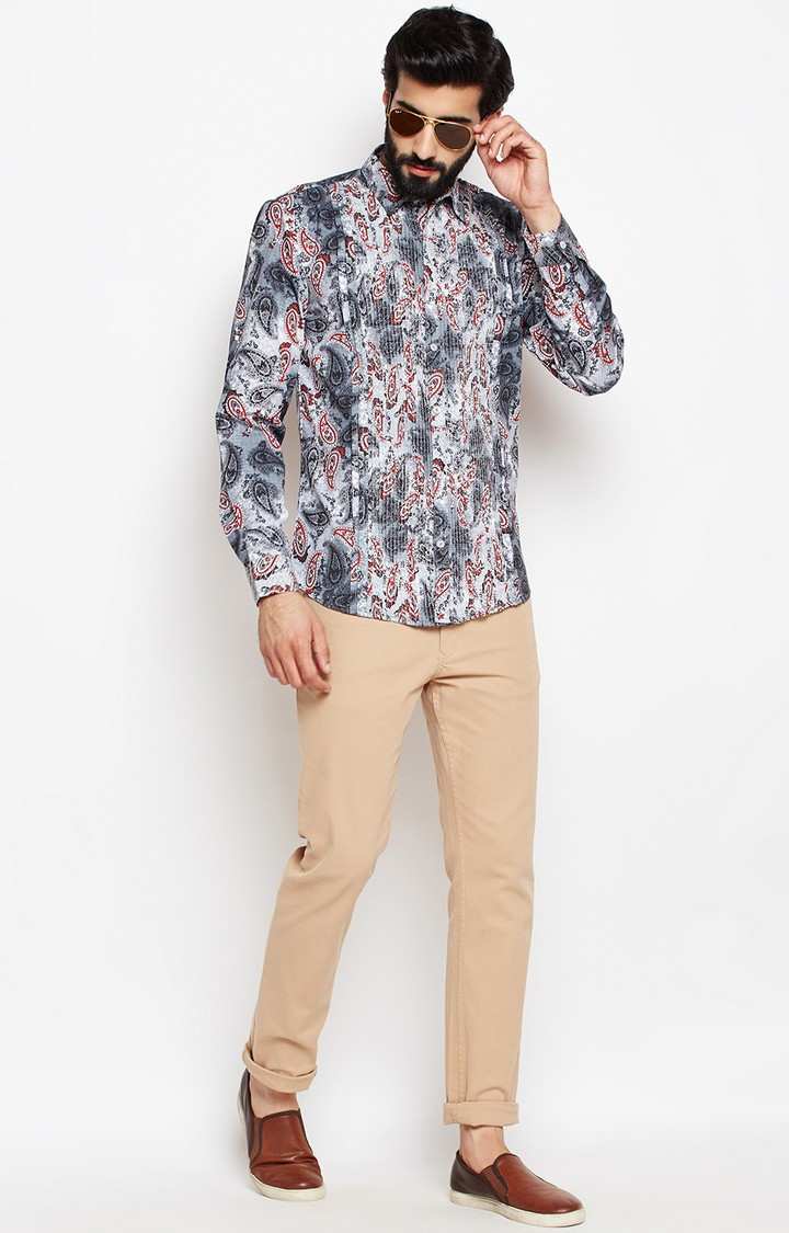 Passion Paisley Fiery Men’S Shirt