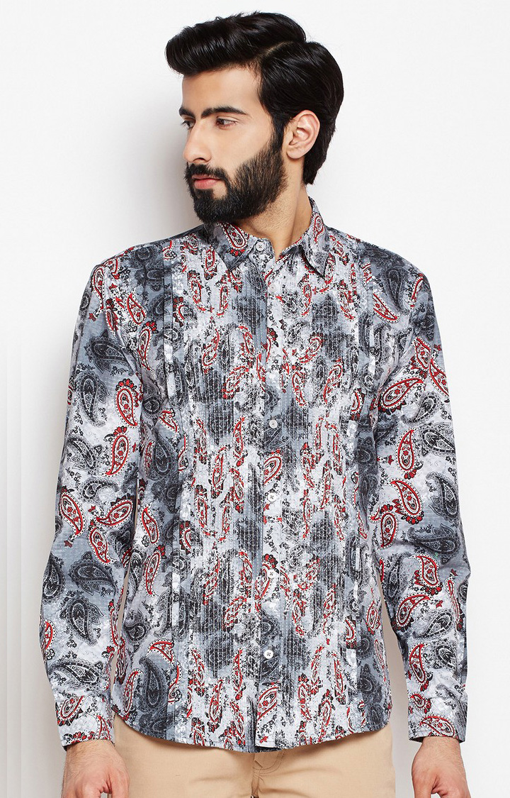 Passion Paisley Fiery Men’S Shirt