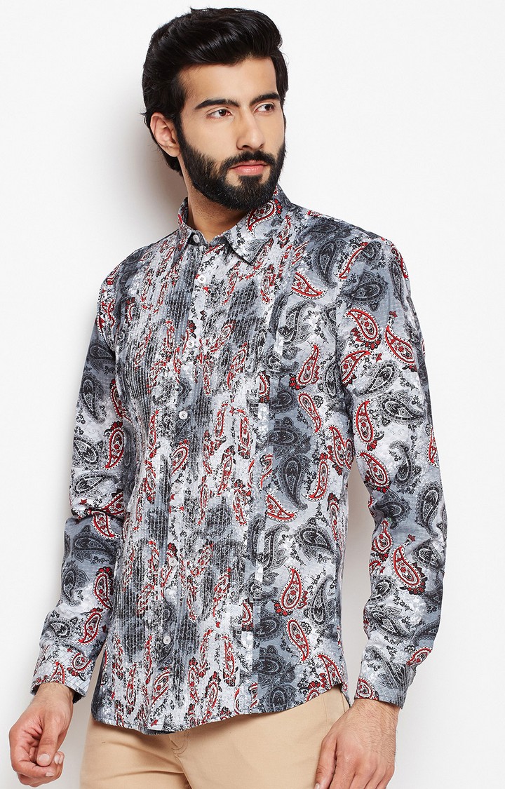 Passion Paisley Fiery Men’S Shirt
