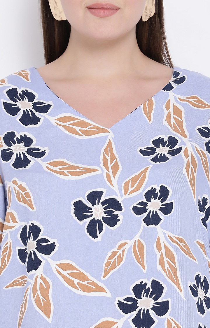 Flowery Desert Plus Size Top