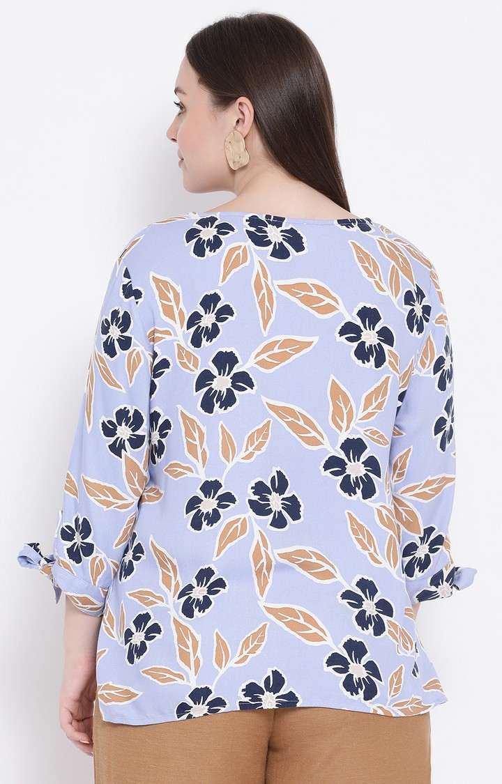 Flowery Desert Plus Size Top