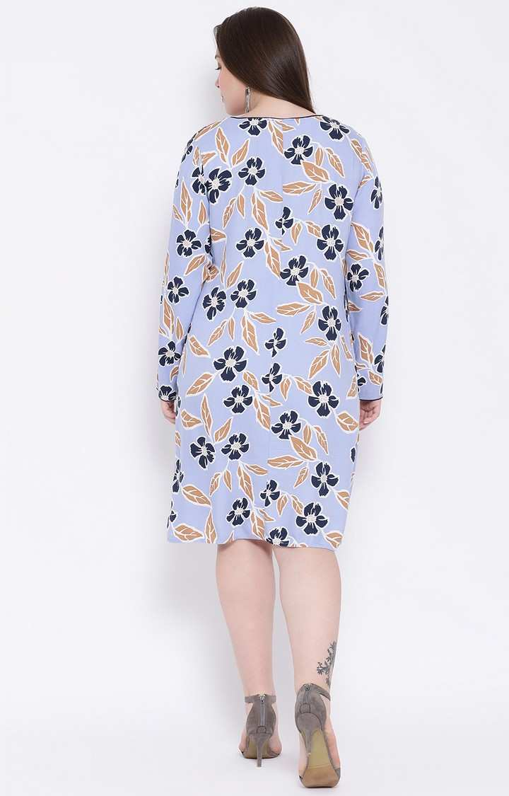 Lucious Tropical Plus Size Midi Dress