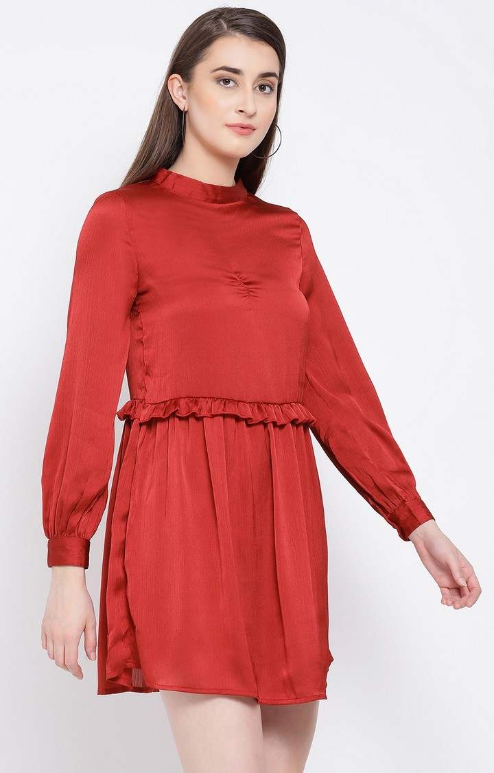 Rusty Snowflake Ethereal Women’S Dress