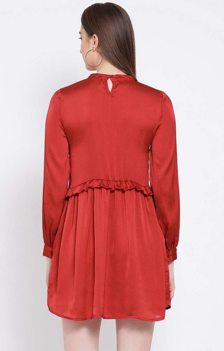 Rusty Snowflake Ethereal Women’S Dress