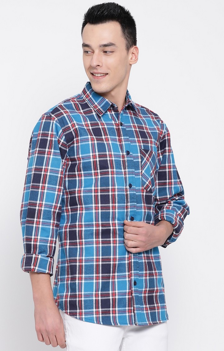Brushed Check Shetty Oxford Men’S Brushed Shirt