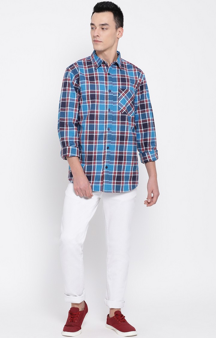Brushed Check Shetty Oxford Men’S Brushed Shirt