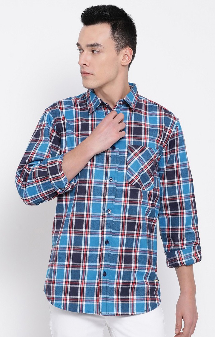 oxolloxo | Brushed Check Shetty Oxford Men’S Brushed Shirt
