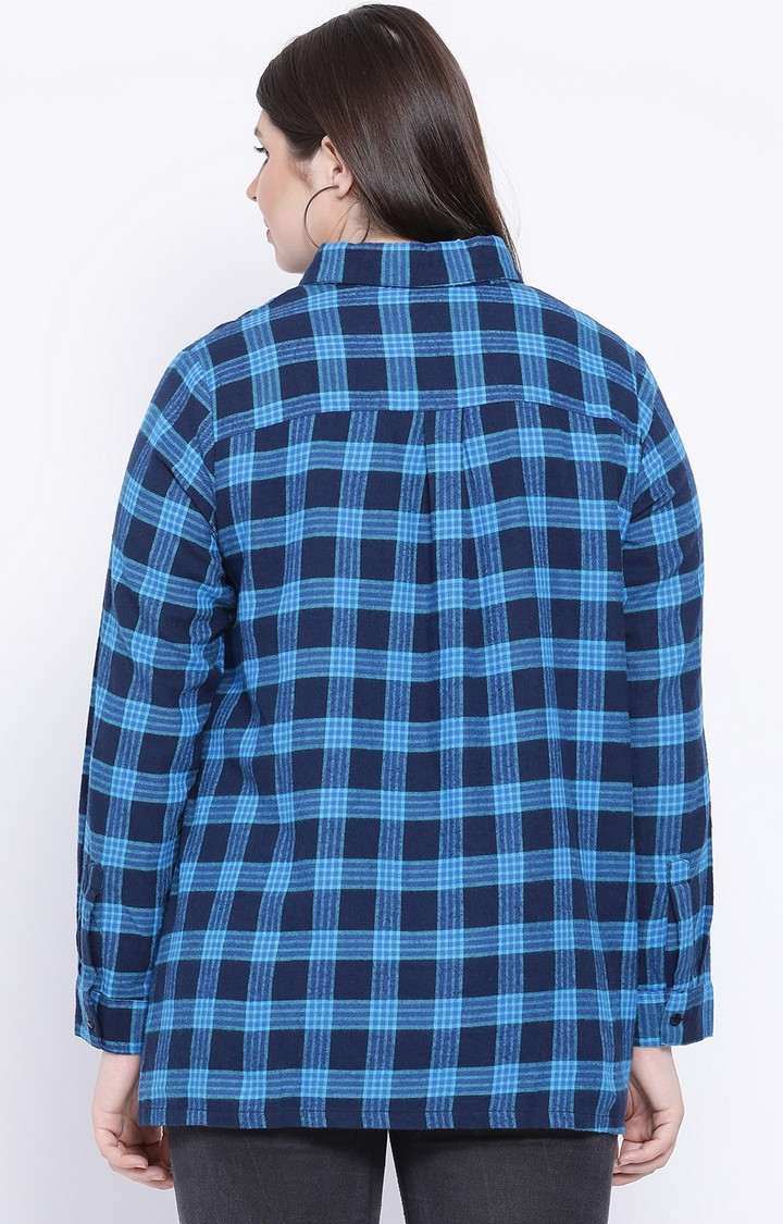 Brushed Check Missandra Women’S Plus Size Top