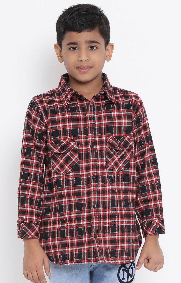 Check Mania Boy’S Brushed Shirt