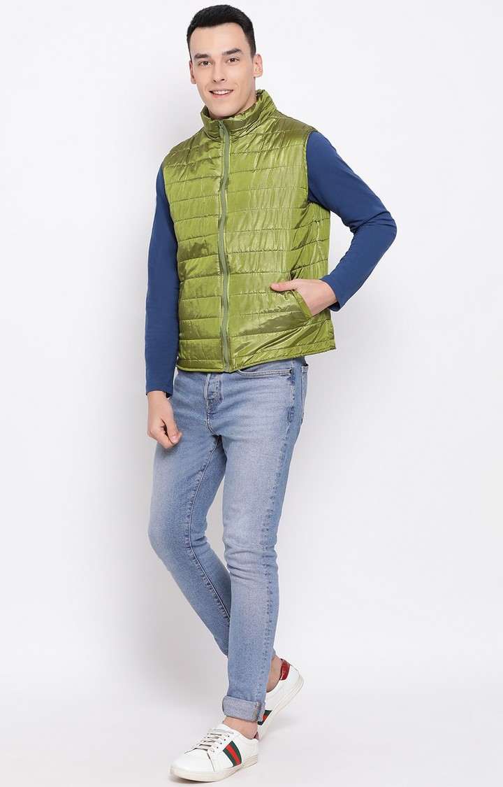 Green Bond Quilted Men’S Jacket